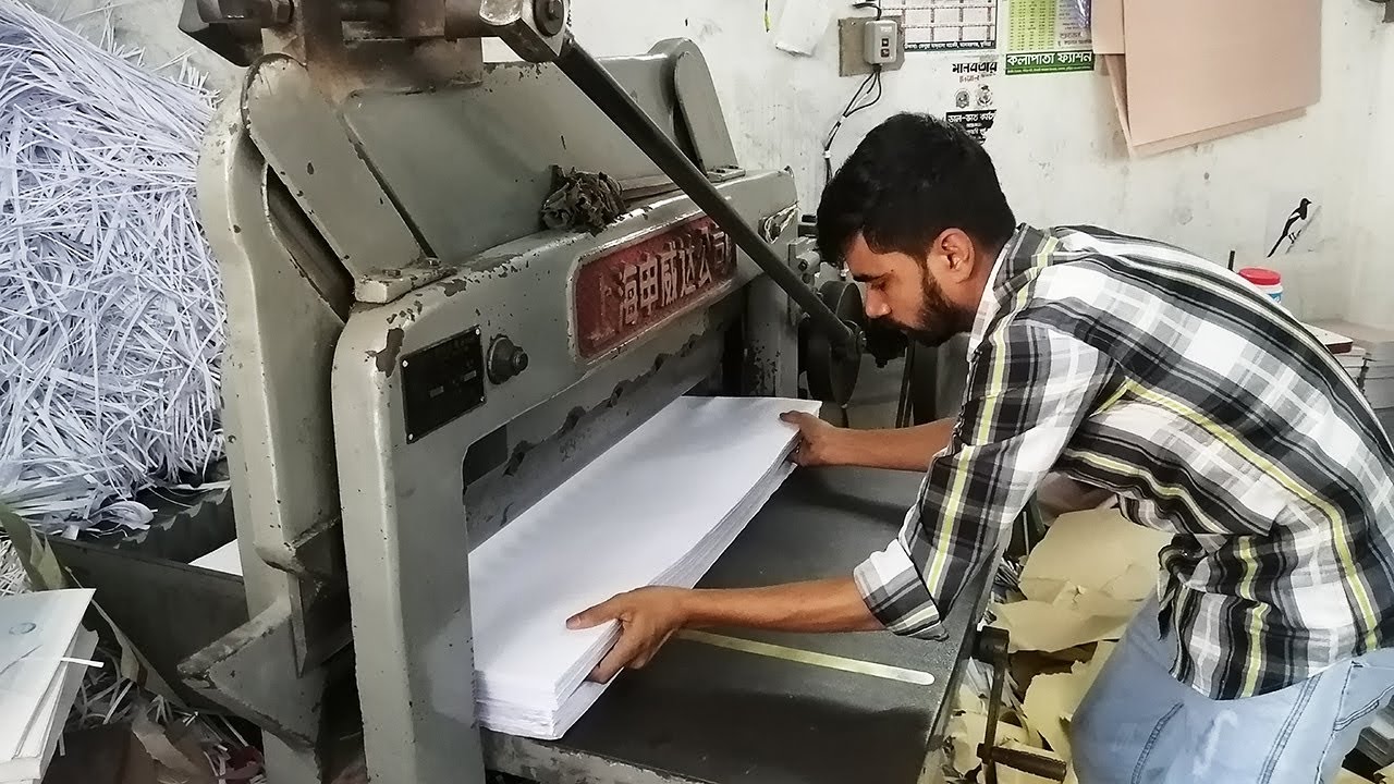 Paper Cutting Machine || A4, A3, Letter, Legal, 18x11, 10x15, 15x20, 18x23 or Any Size Paper Cutting