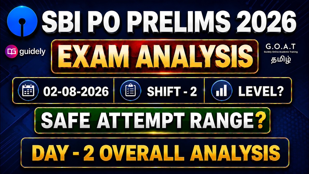SBI PO PRELIMS EXAM ANALYSIS 2026 | 2nd AUGUST SHIFT - 2 | GOOD ATTEMPT RANGE | LEVEL? #sbipoprelims