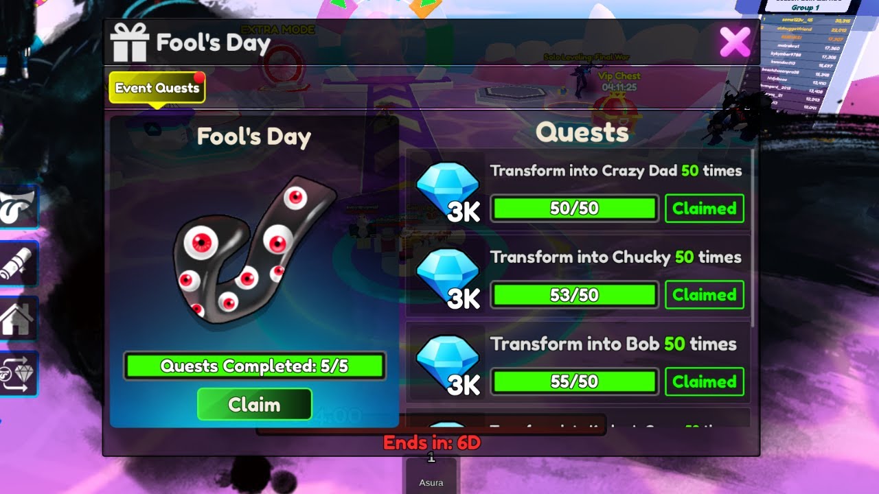 Roblox tongue battles Fool's Day
