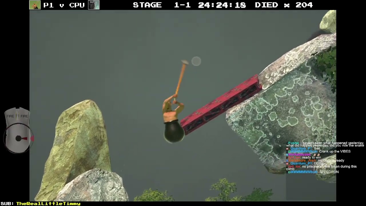 Getting Over It - Happy chilled vibes #casualstream #relax #fun #upbeat