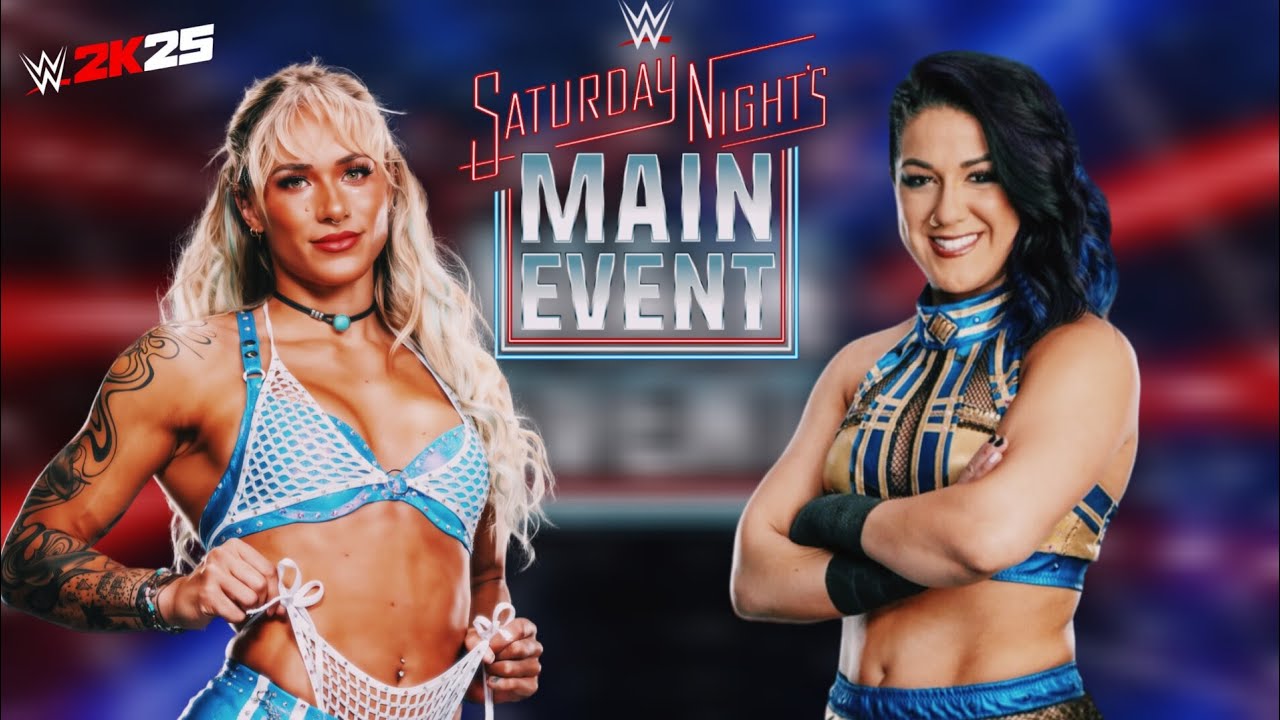 WWE 2K25 - SOL RUCA VS BAYLEY AT SATURDAY NIGHT MAIN EVENT 