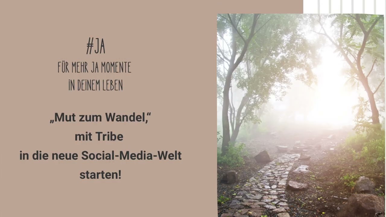 „Mut zum Wandel,“ mit Tribe in die neue Social-Media-Welt starten!