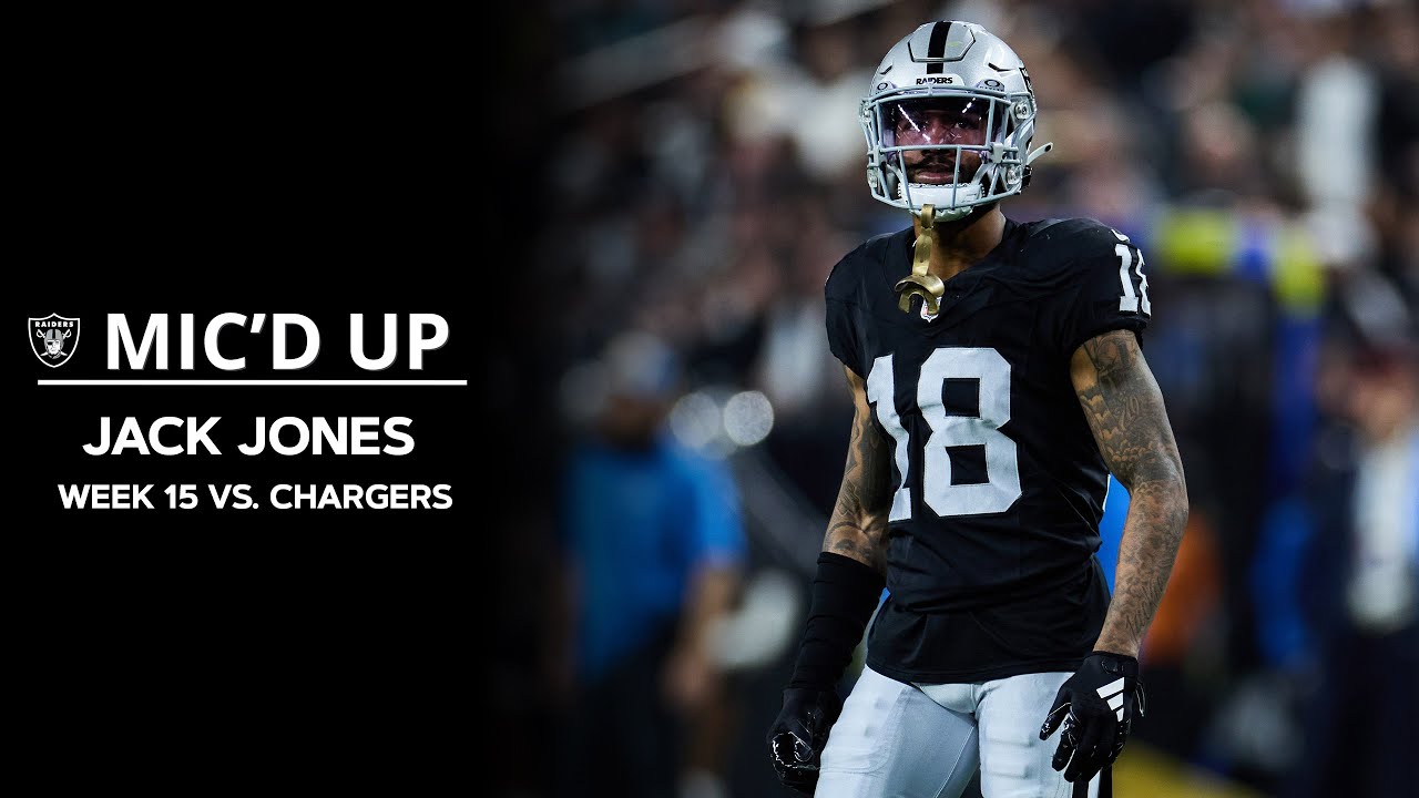Jack Jones Makes One-Handed Pick-Six While Mic’d Up: ‘I’m Trying To Join the Party!’ | Raiders | NFL