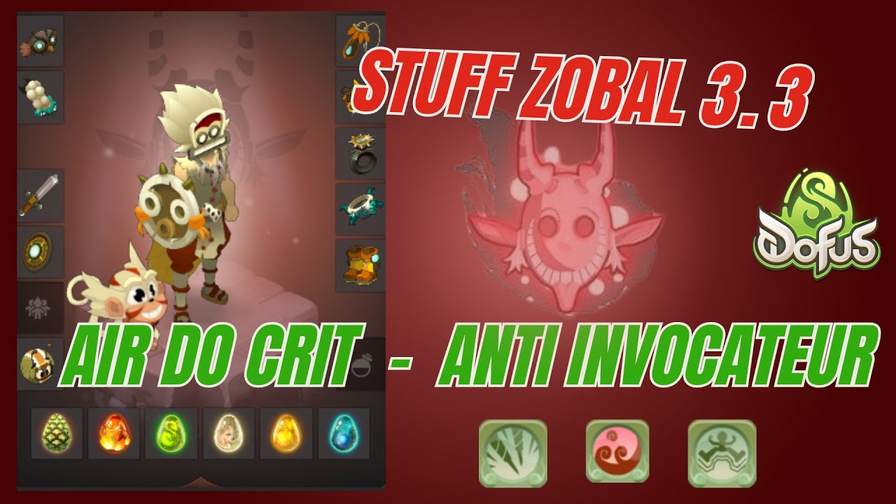 STUFF AIR CRIT sur ZOBAL -  DOFUS 3.3 - KOLI