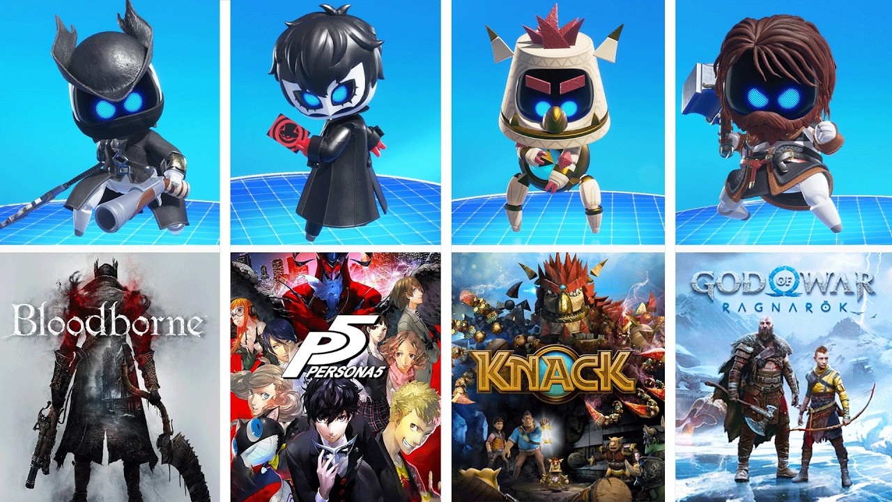 Astro Bot PS5 - All Special Bots & The Games They're From