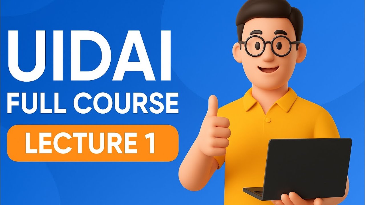 What is UIDAI  Aadhaar Full Explained in Hindi & English UIDAI Services 2025 Lecture 1 