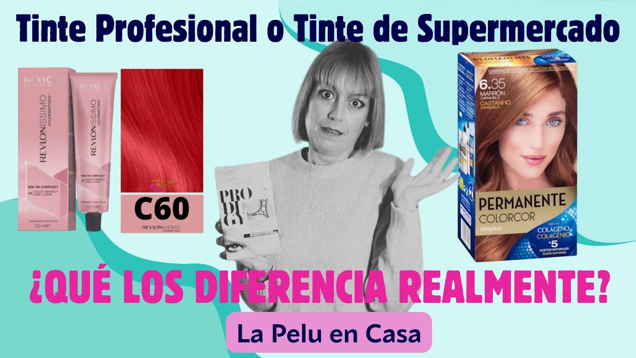 🔍DIFERENCIAS ENTRE TINTE PROFESIONAL Y TINTE DE SUPERMERCADO: CUÁL ESCOGER - CONSEJOS  DE PELUQUERÍA