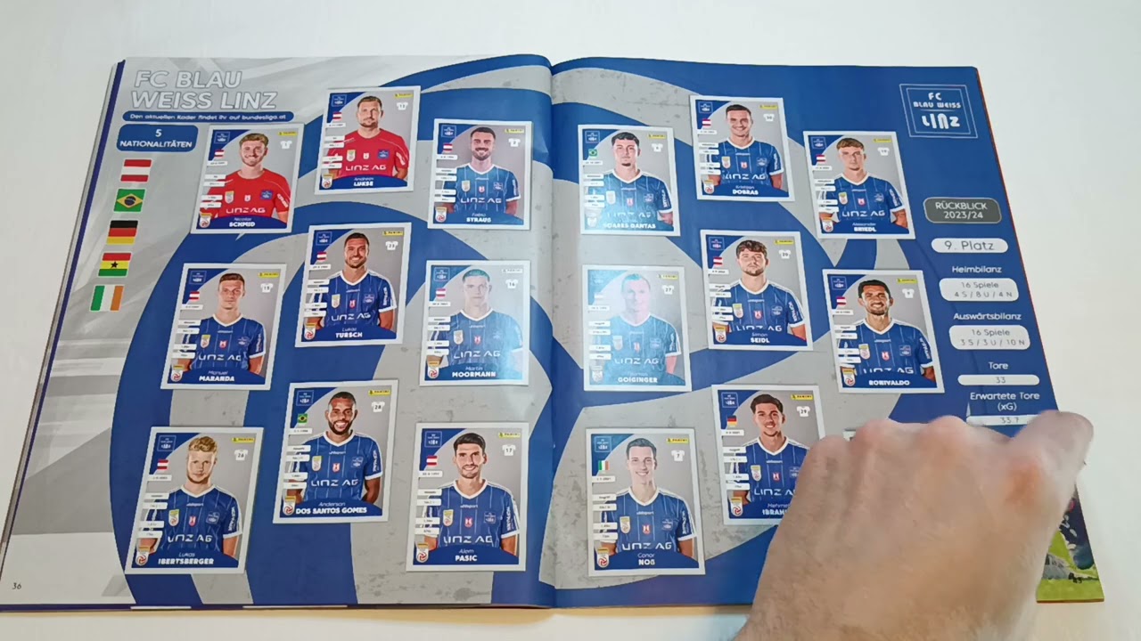 Panini Admiral Bundesliga Österreich 2024-2025 - 100% Complete