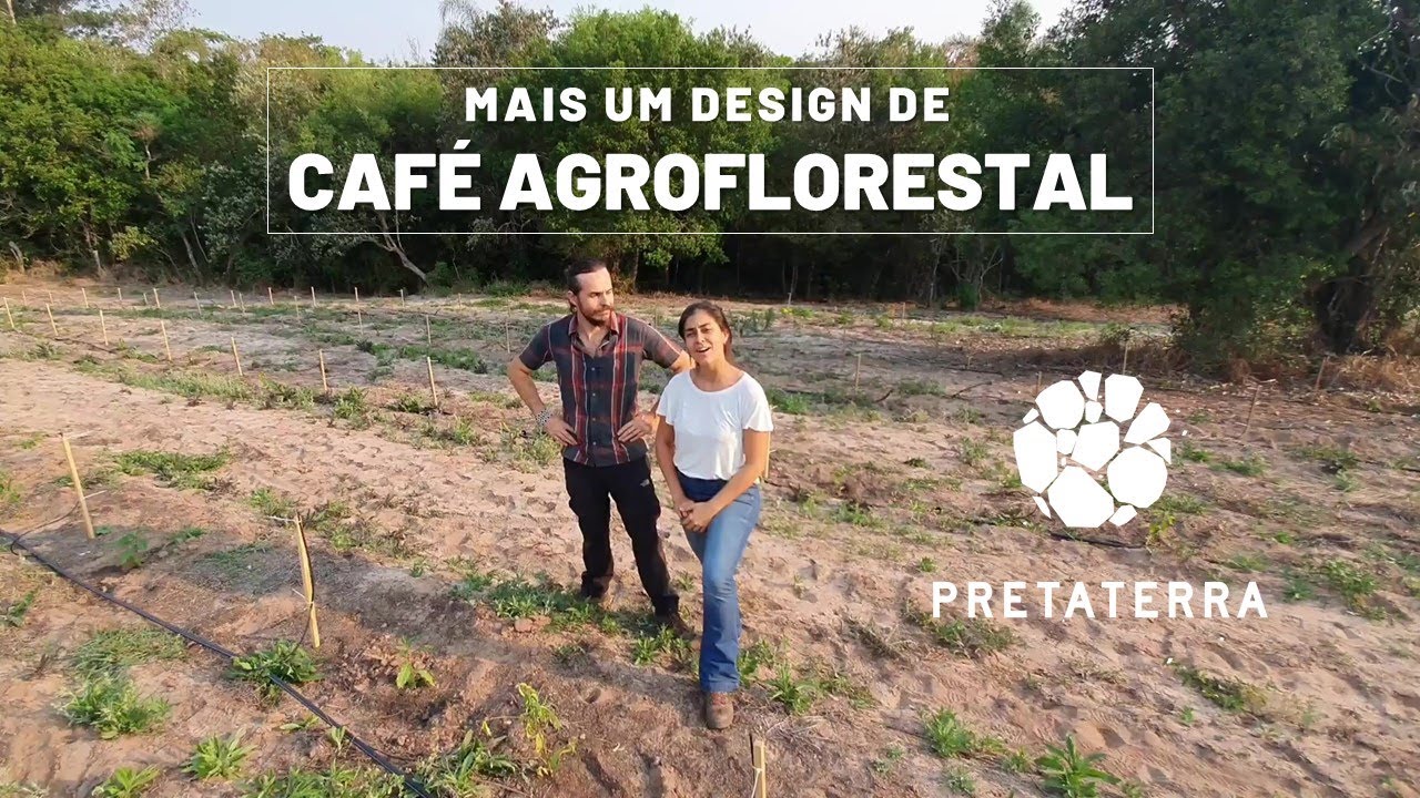 Mais um design de café agroflorestal da PRETATERRA