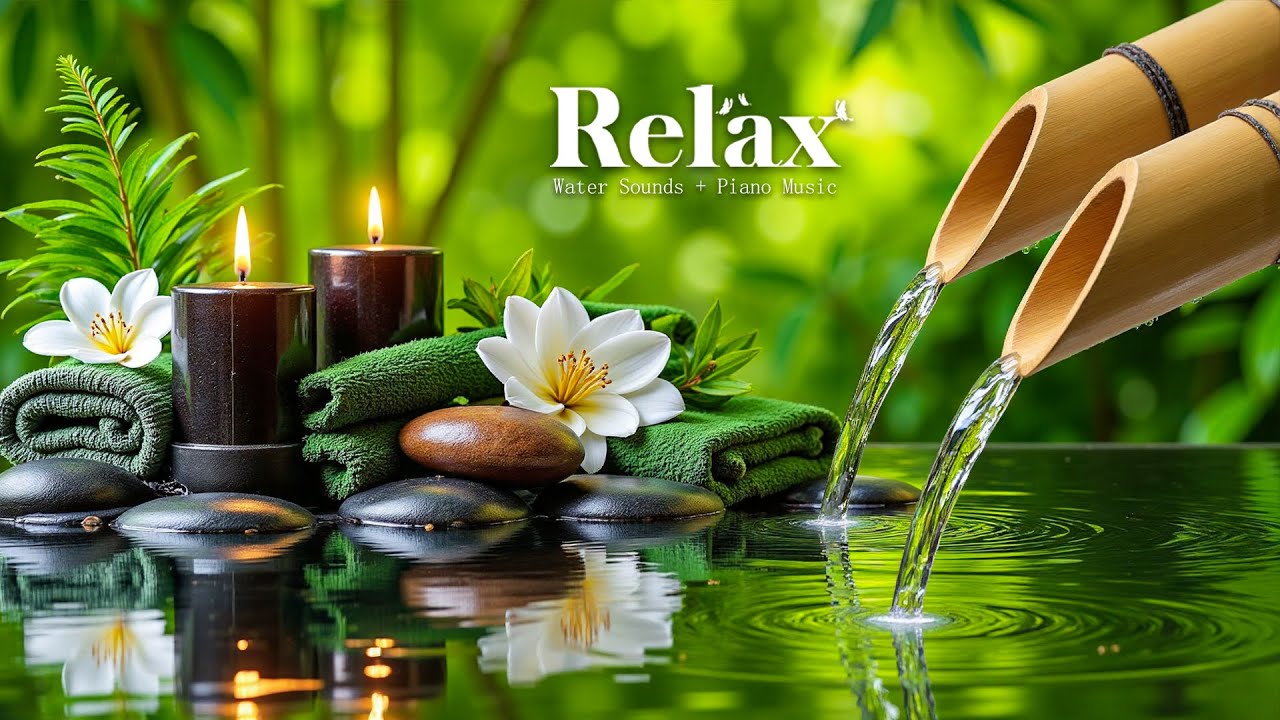 Healing Music + Soothing Water Sound 🌿 Relieve Stress, Anxiety & Depression | Calm Mind & Body