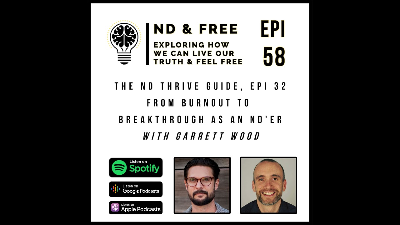 ND & Free Podcast - Epi 58 - From Burnout to Breakthrough as an ND'er - With Garrett Wood - The N...
