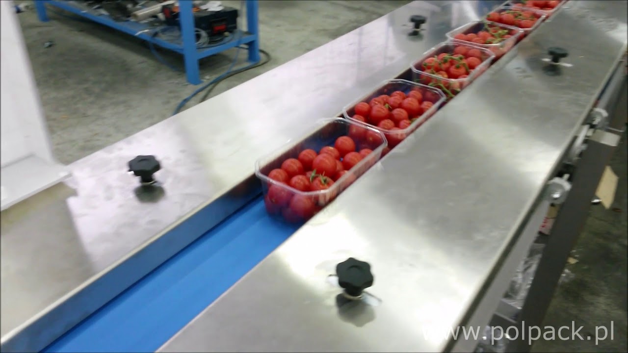 Automatyczne podawanie produkt&oacute;w na maszynę typu flow-pack