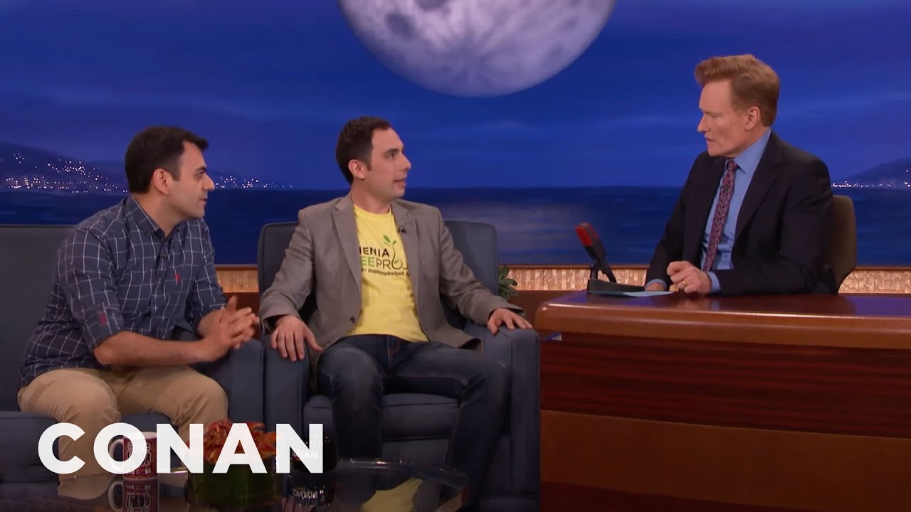 Conan Told ArmComedy&rsquo;s Sergey & Narek That Trump Wouldn't Be President | CONAN on TBS