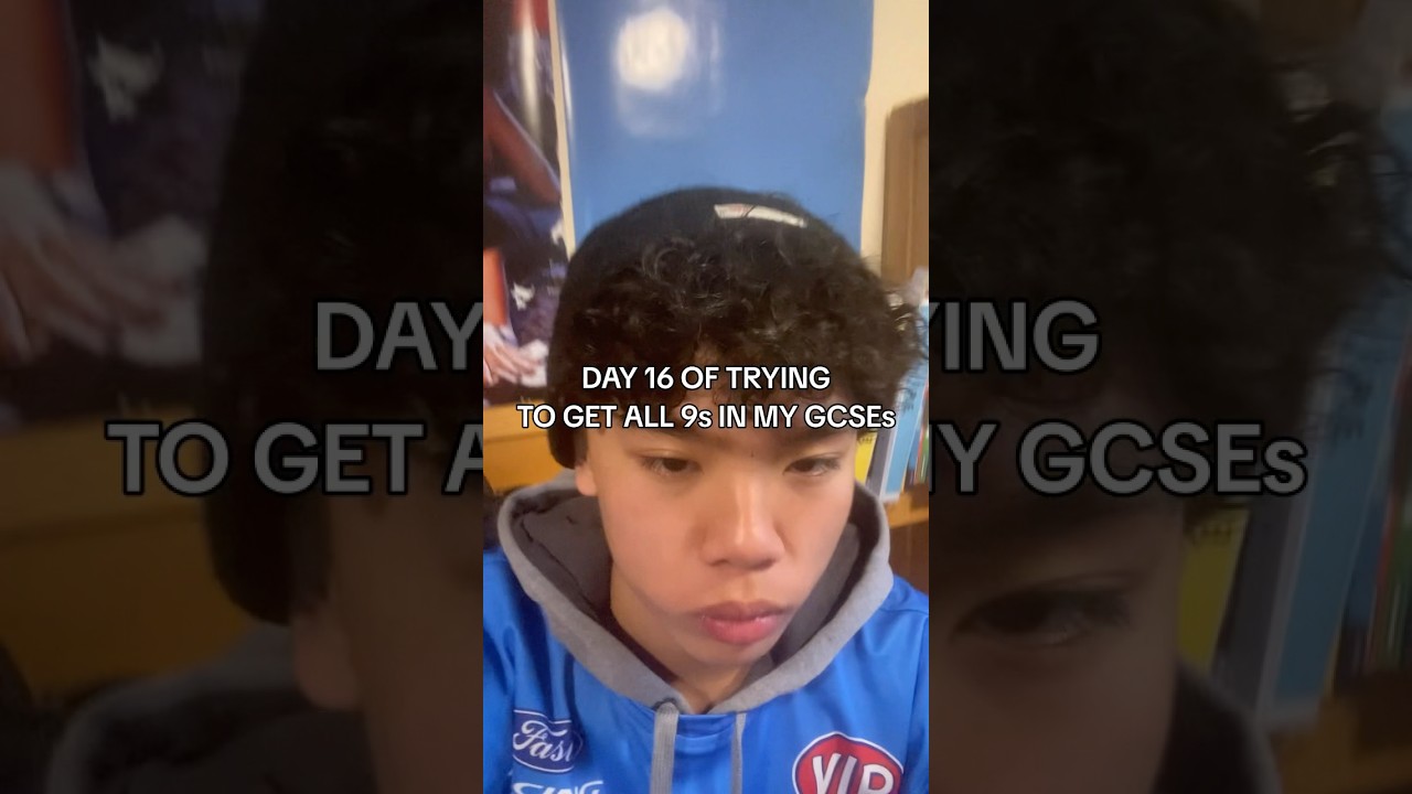 DAY 16 OF TRYING TO GET ALL 9s IN MY GCSEs 