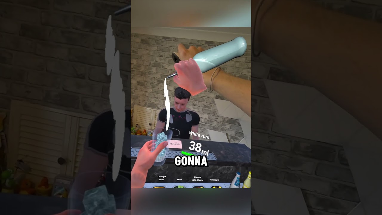 Bartender VR Mixed Reality is WILD!