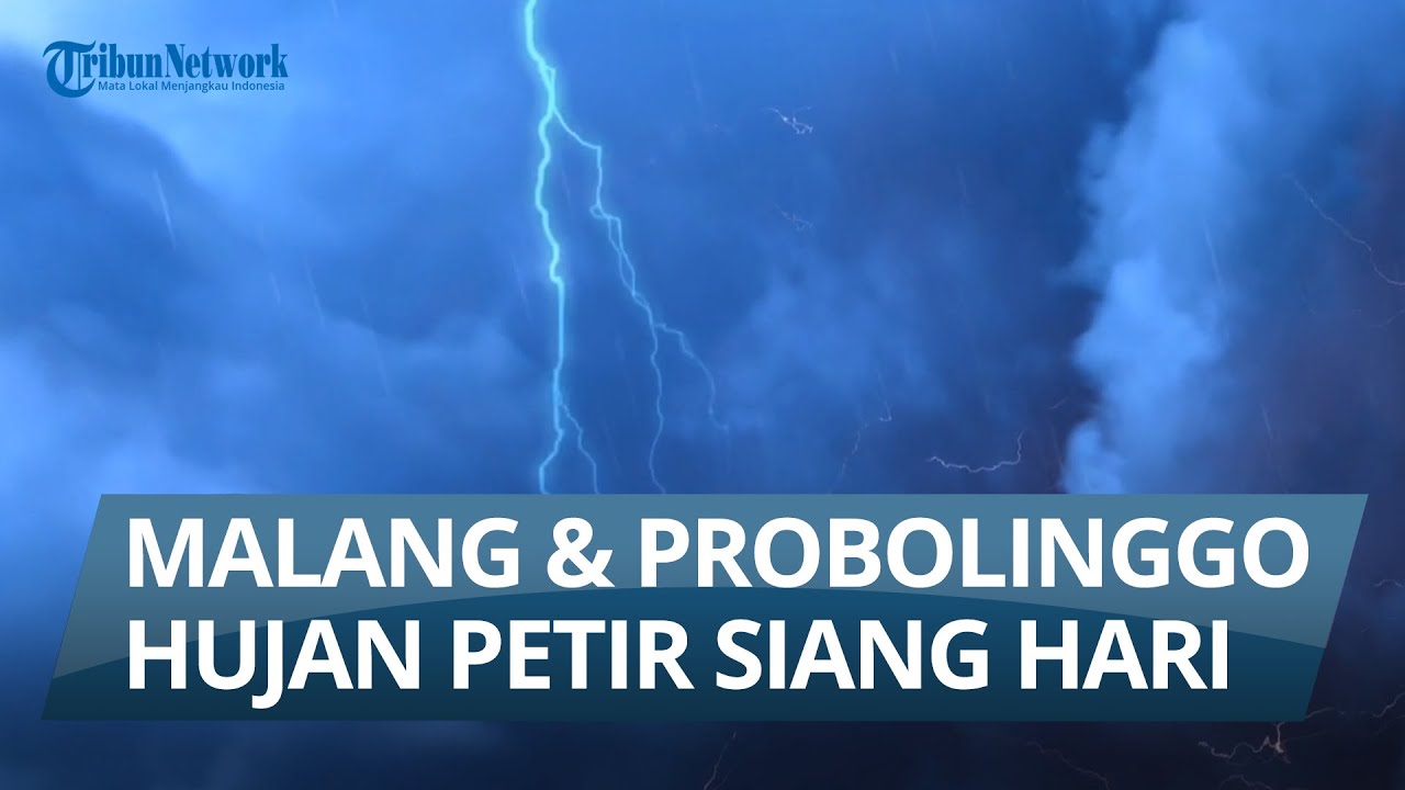 MALANG & PROBOLINGGO HUJAN PETIR SIANG HARI. INFO CUACA KAMIS (2/5/2024)