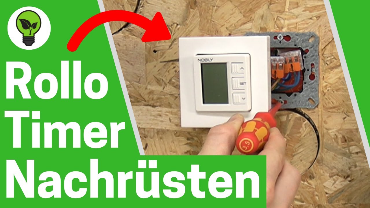 Rollladen Zeitschaltuhr Nachrüsten ✅TOP ANLEITUNG: Wie Jalousieschalter Ausbauen & Timer Anschließen