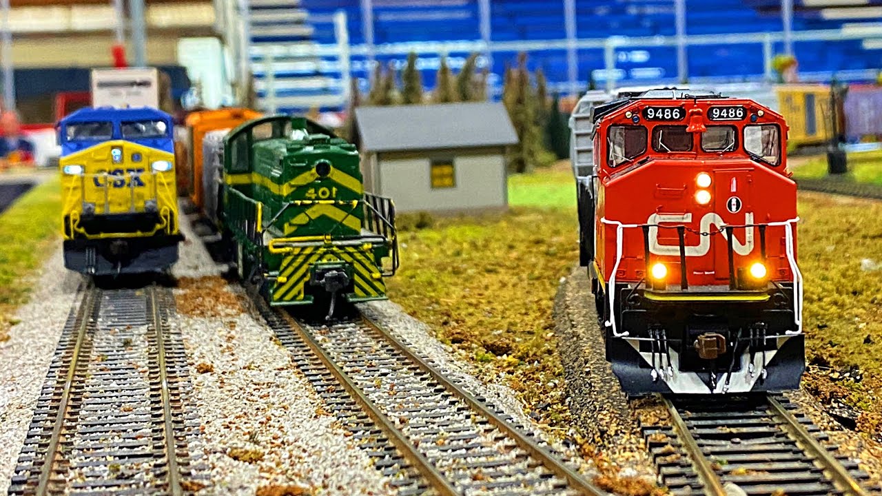 Running Trains at the MASSENA TRAIN SHOW 2023!
