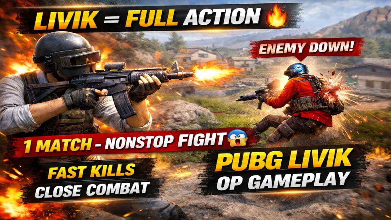 🔥 PUBG Mobile Livik Map Gameplay | Hindi Commentary 🔥