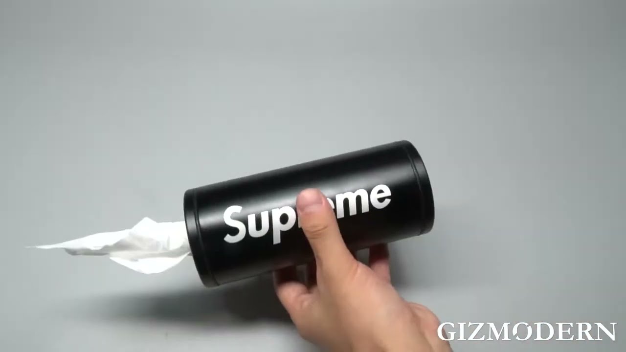 Super Slim Cylinder Car Tissue Box, Fits The Cup Slot & Car Gate Slot