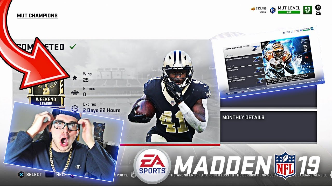 WE WENT 25-0 IN WEEKEND LEAGUE! ZERO CHILL PROMO IS HERE! Madden 19 Ultimate Team