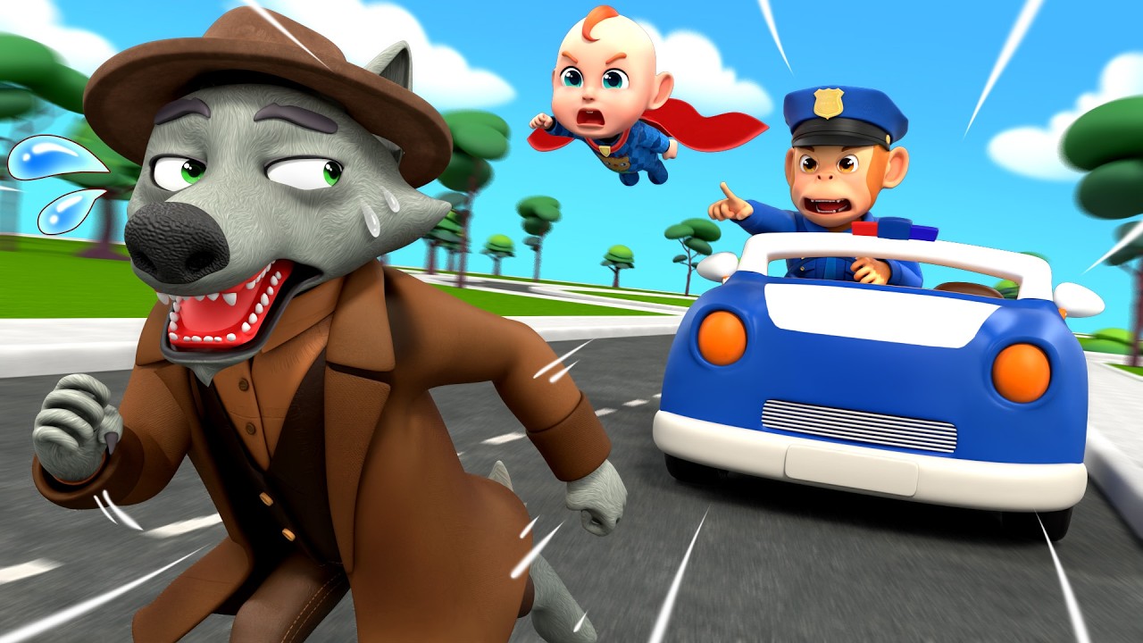 Sheriff Zozo and Super Kid Catch The Thief | Rosoo Kindergarten Nursery Rhymes & Kids Songs
