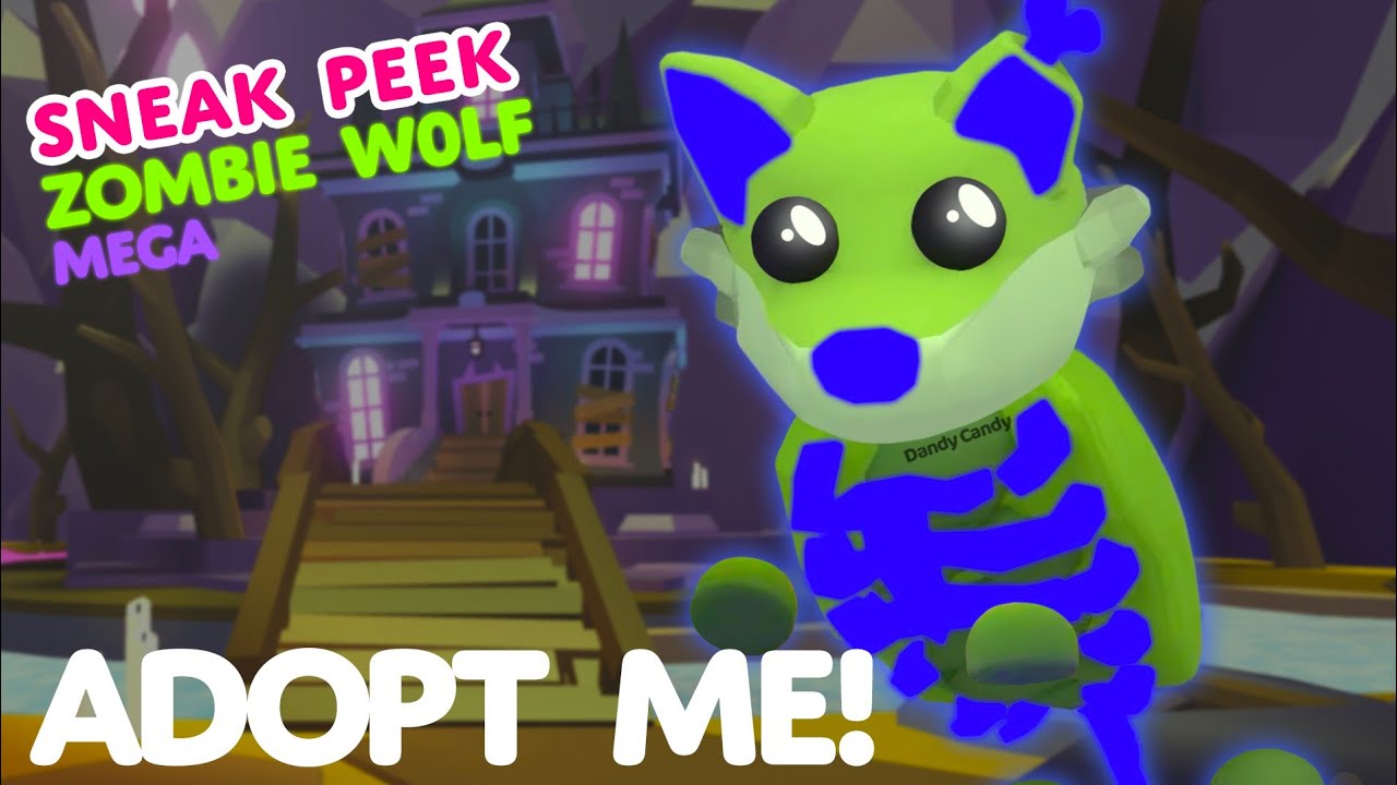Adopt Me 🧟🐺 MEGA ZOMBIE WOLF! Halloween pets #roblox #adoptme @PlayAdoptMe