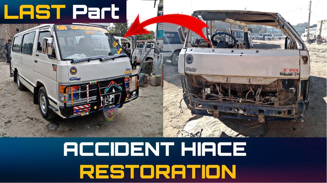 Accident Toyota Hiace Restoration Final Part