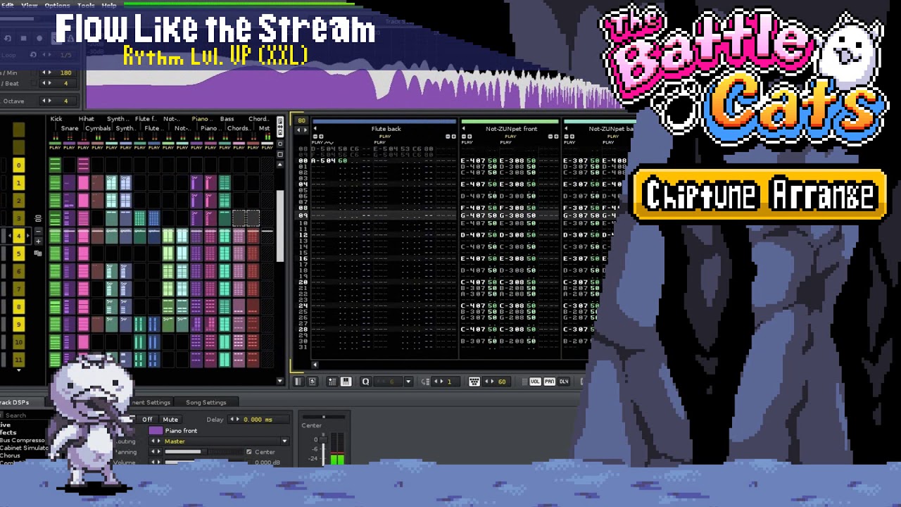 The Battle Cats - Flow Like the Stream (Kappy Jr's theme) [fanmade chiptune]