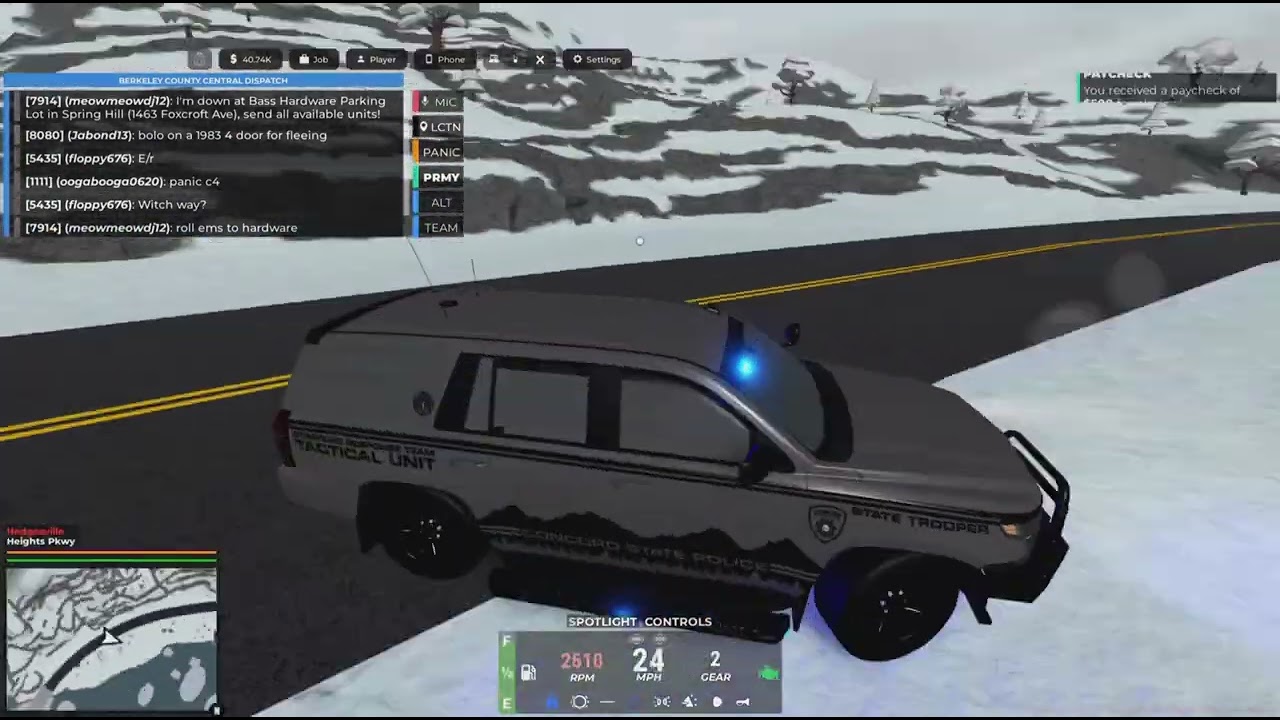 Berkley County, SRT patrol