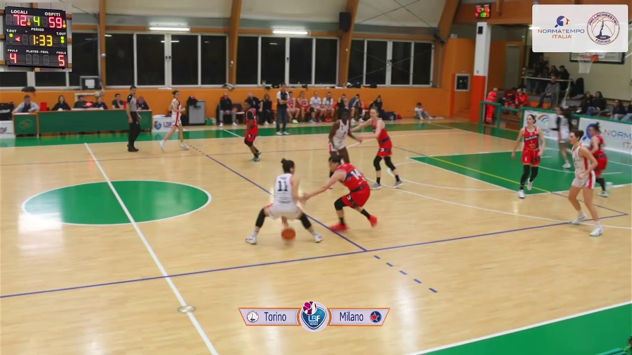 Normatempo Italia Torino vs  Milano Basket Stars