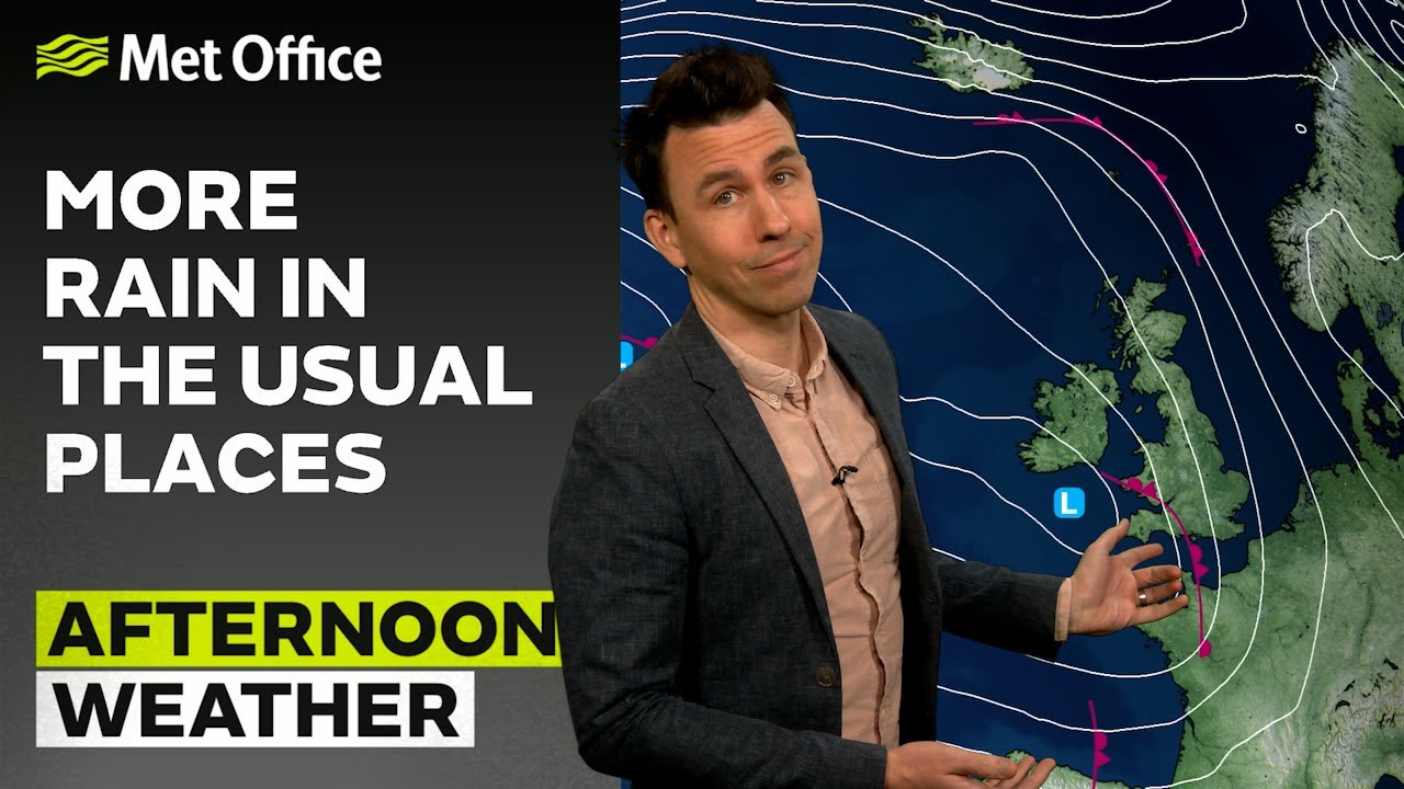 09/02/2026 - Rain continues for many - Afternoon Weather Forecast UK – Met Office Weather