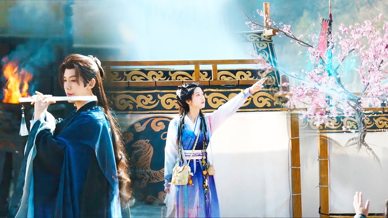 灰姑娘施法出現狀況，就在她尷尬無措時，王爺從她身後出現，不動神色的幫她完成施法為她撐腰！#仙台有树 #邓为 #向涵之 #古装 #爱情 #师徒