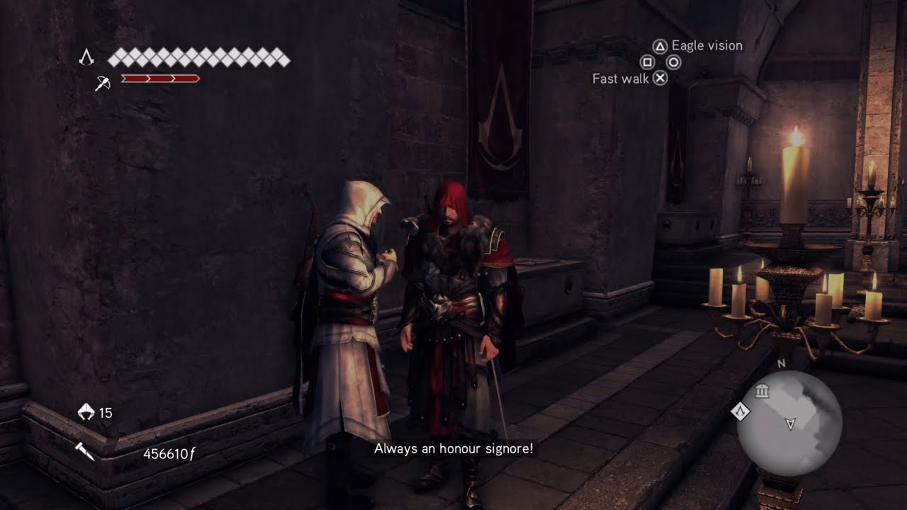 Assassin's Creed Brotherhood - Tiber Island Den Tour (100% complete showcase) [PS5]