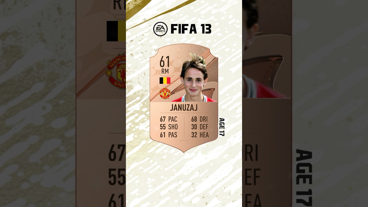 The Evolution of Adnan Januzaj! #football #fifa #fut #ultimateteam #manchesterunited #easportsfifa