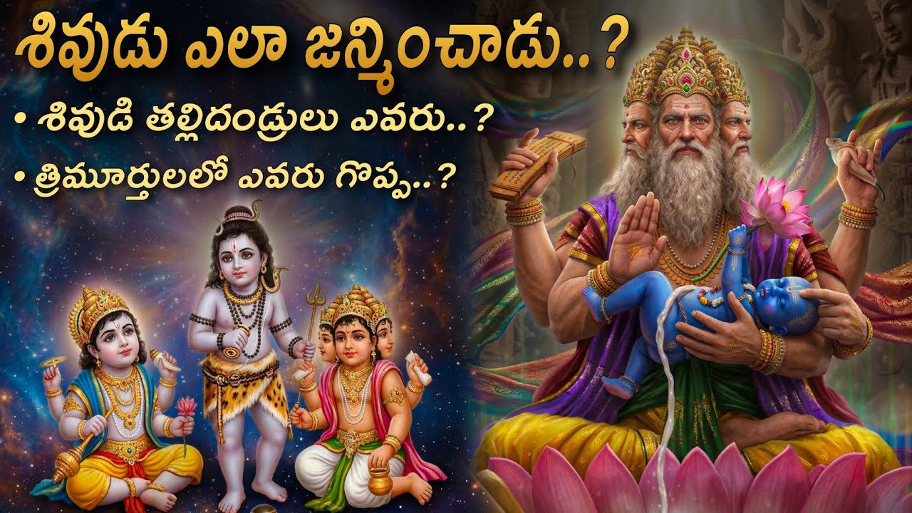 శివుడు ఎవరికి పుట్టాడు? మీకు తెలియని జన్మ రహస్యాలు | Lord Shiva Birth Mystery revealed