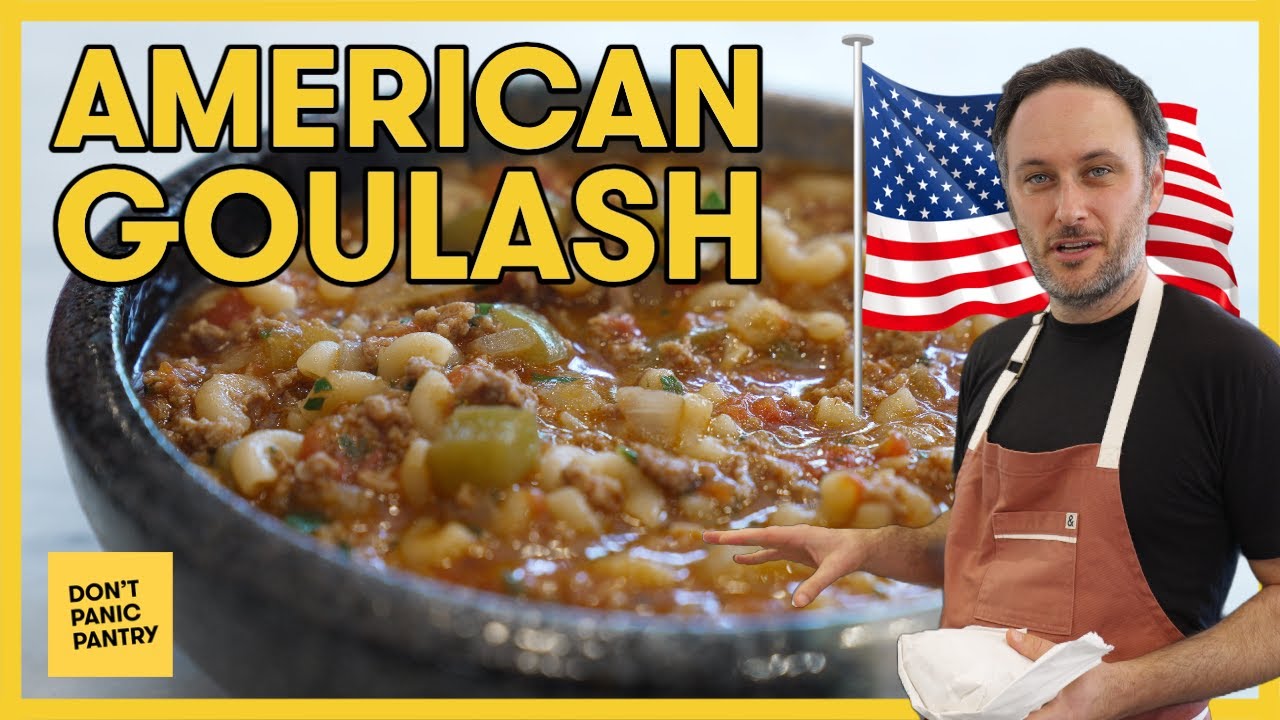 1-Pot, 12-Ingredient, Weeknight American Goulash aka Slumgullion aka Beefaroni aka Delicious