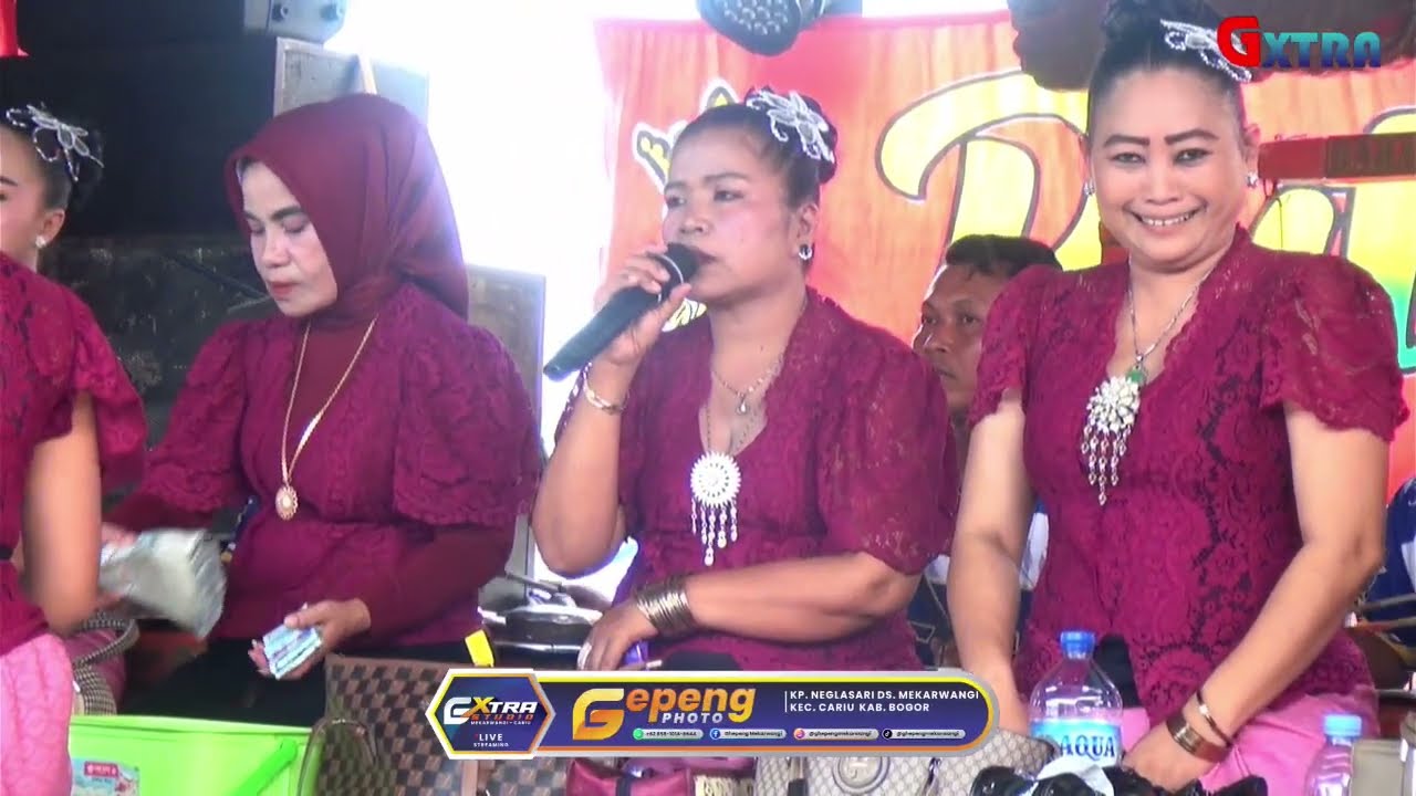 GUNUNG JATI DUET JAIPONG BARANYAY & MELINDA HAJATAN WAKIL DAMAN JAROT KET BOGA SAGA KARAWANG