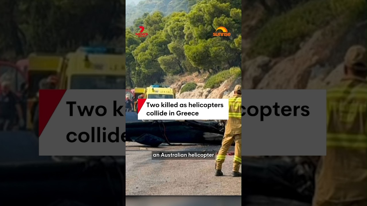 Два человека погибли при столкновении вертолетов в Греции