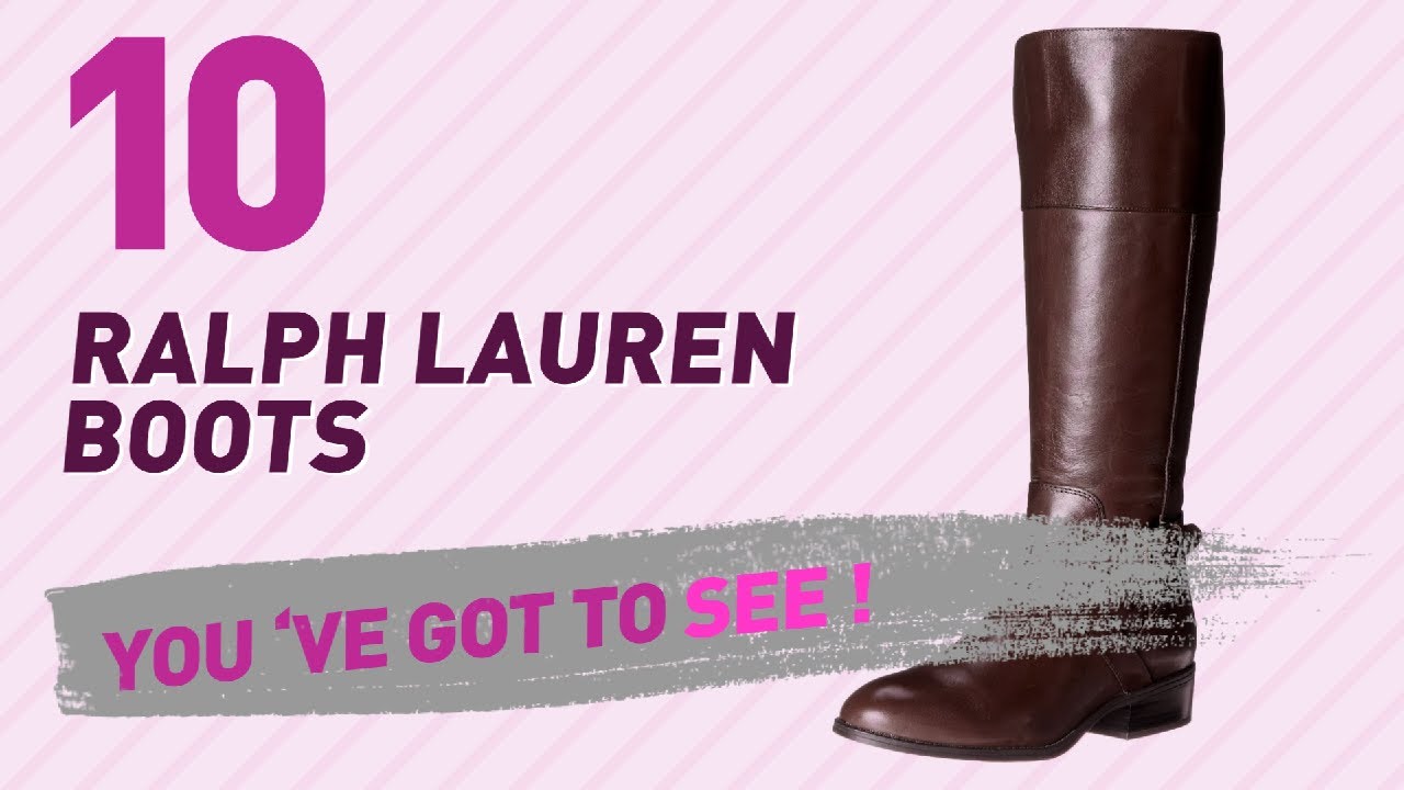 Ralph Lauren Boots // New & Popular 2017