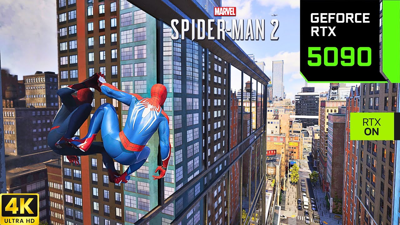 SpiderMan 2 - Ultimate Ray Tracing, 4K DLSS | RTX 5090