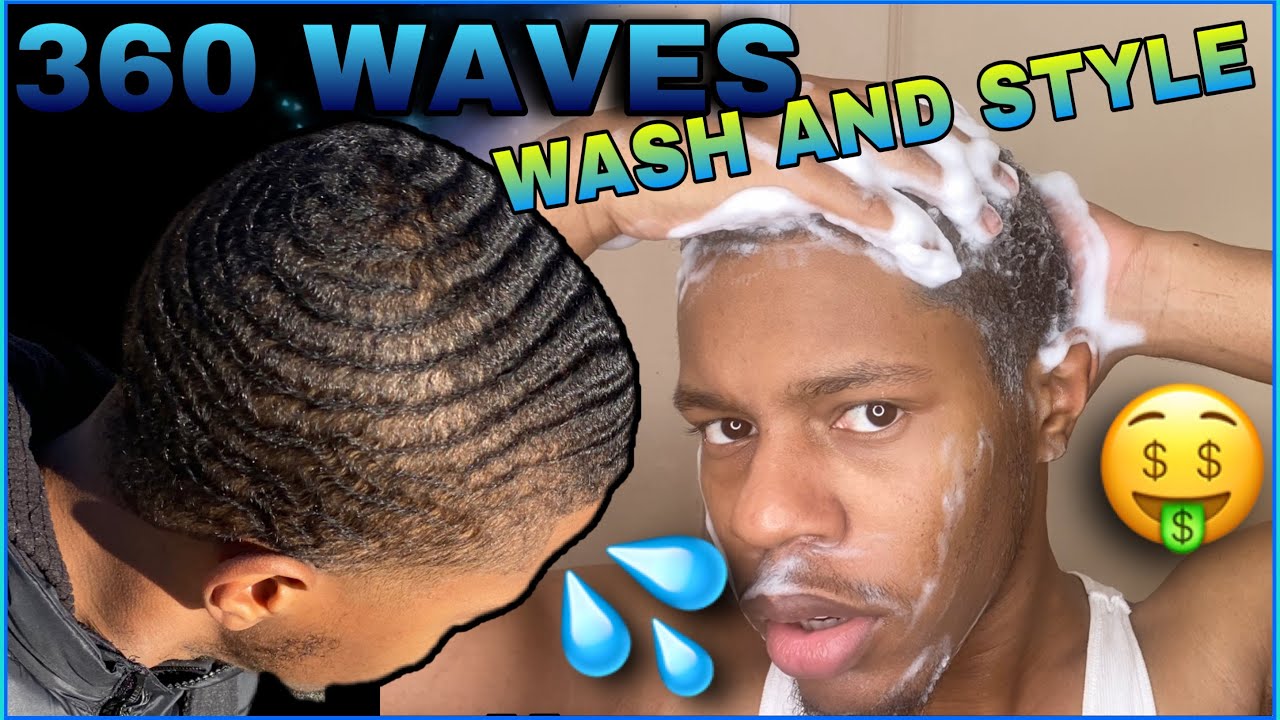 HOW TO DO THE WASH N STYLE FOR 360 WAVES | How to wash your waves