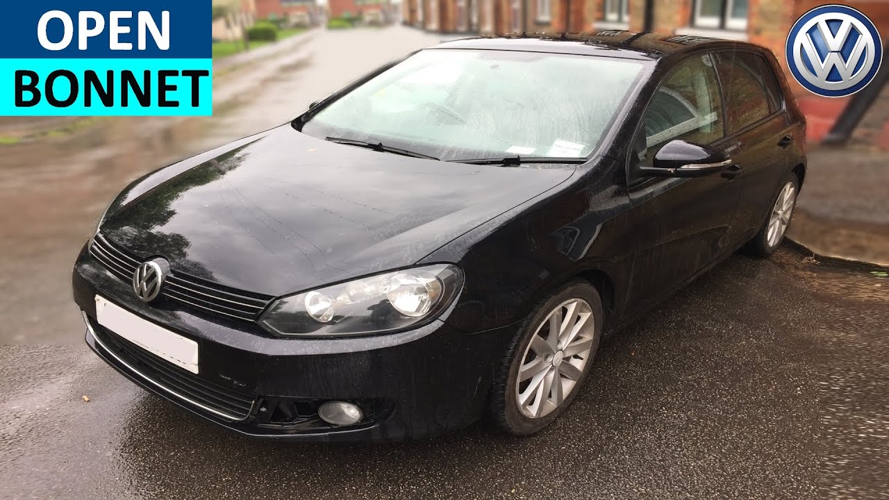 Как открыть Bonnet на VW Golf - Как открыть капот на VW Golf