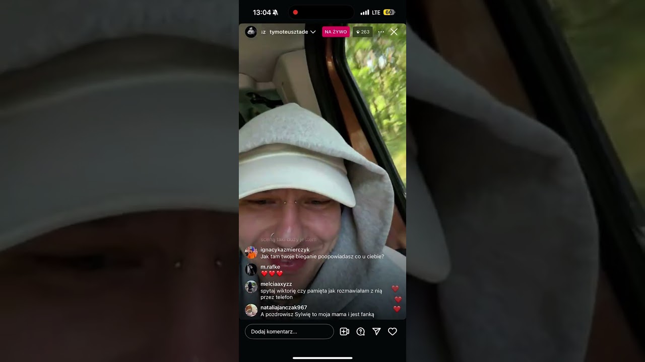 Live Tymoteusza/Tymka na Instagramie || @Tymoteusztadeusz || @tymekjestemok