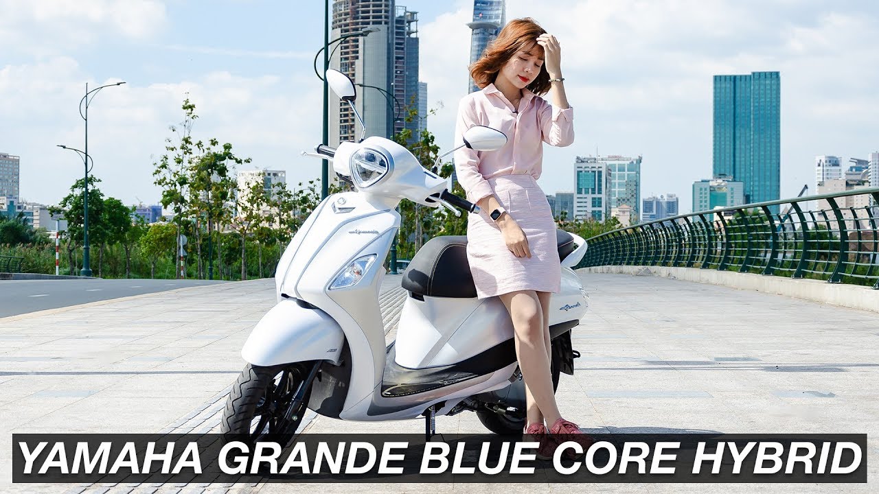 Đánh giá Yamaha Grande Blue Core Hybrid 2019 - an toàn và vui vẻ hơn | Xe.Tinhte.vn