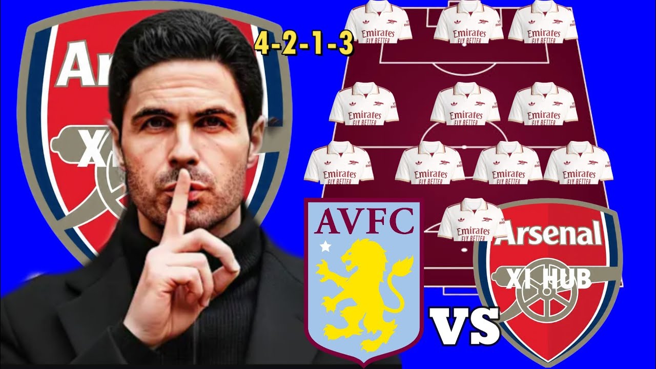 Eze OUT~ Aston Villa vs Arsenal STRONGEST Potential Line-up Ft. ODEGAARD in EPL Match Week 15