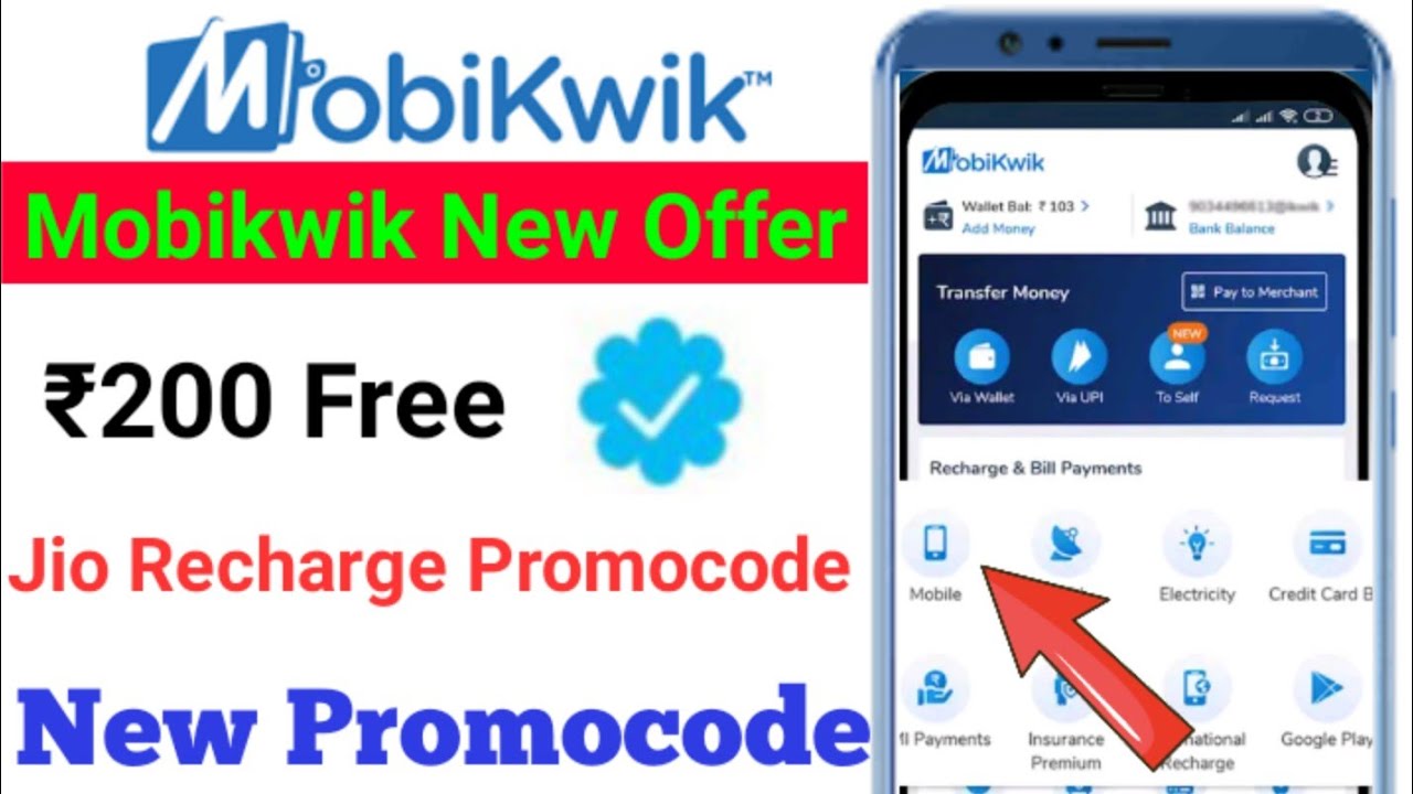 Mobikwik Promocode Today  ll Mobikwik Latest Recharge Offer ll Mobikwik ₹100+₹25 Offer