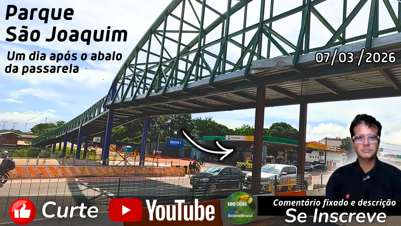 Dentro da Obra: CANAL SÃO JOAQUIM Após Problema na Passarela, um dia após a interdição Belém cop30