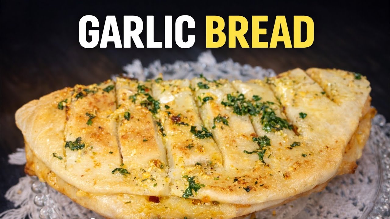 Homemade Dominos Style Garlic Bread | Soft & Cheesy Recipe #viral #recipe #cooking #trending #fyp