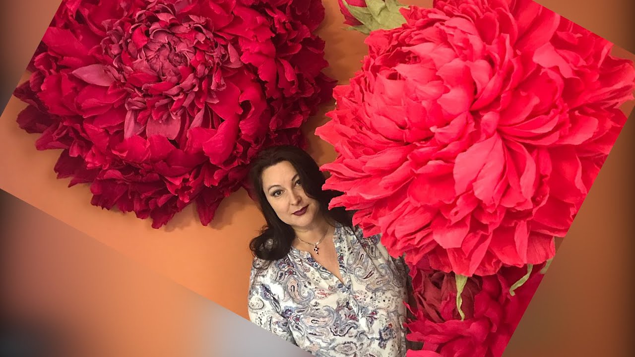 Мой самый большой цветок. Видео МК. My biggest flower.